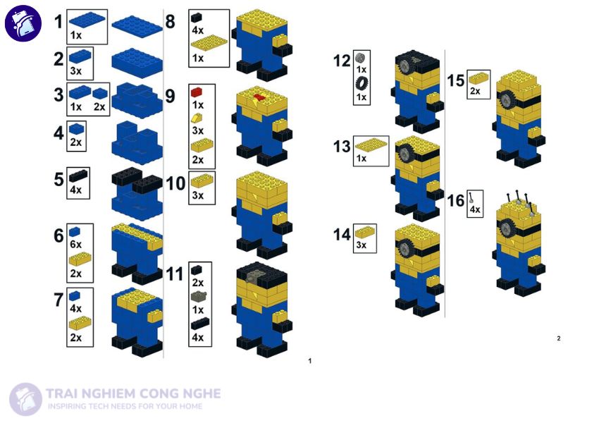  bản đồ lắp ráp lego