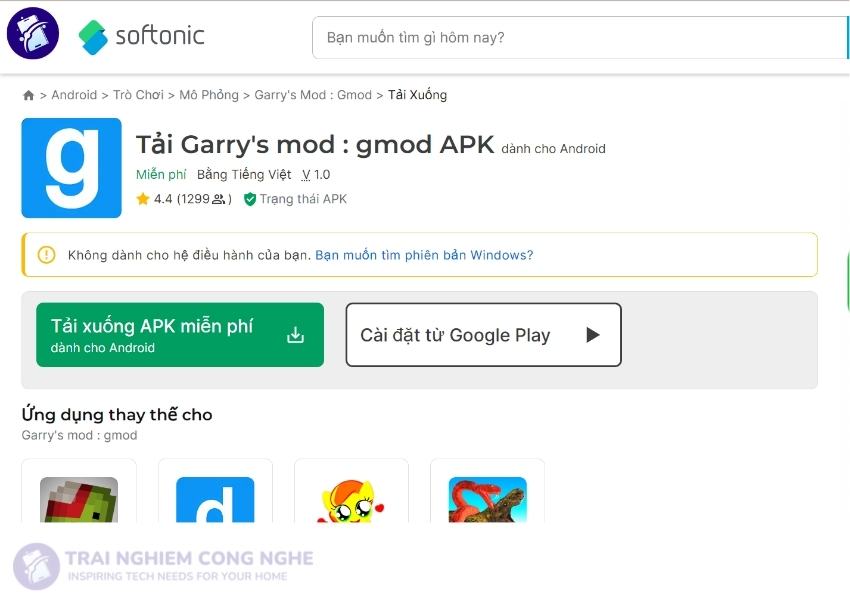 cách tải Garry's Mod trên điện thoại