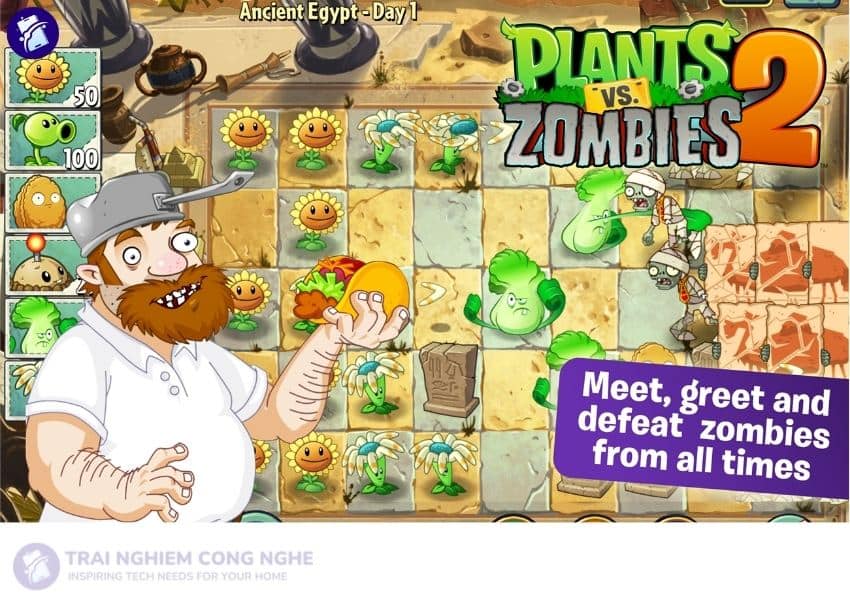 Cách tải plants vs zombies 2 trên điện thoại